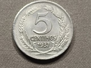 5 Céntimos 1937 II República Española