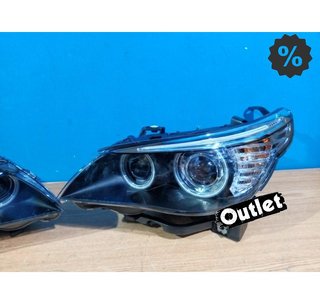 JI FAROS XENON BMW E60 E61 03-04 OJOS ANGEL CCFL D2S FONDO N