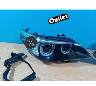 JI FAROS XENON BMW E60 E61 03-04 OJOS ANGEL CCFL D2S FONDO N