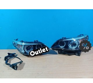 JI FAROS XENON BMW E60 E61 03-04 OJOS ANGEL CCFL D2S FONDO N