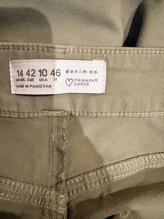 Pantalón chino verde mujer Primark