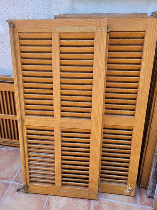 Persianas mallorquinas de madera