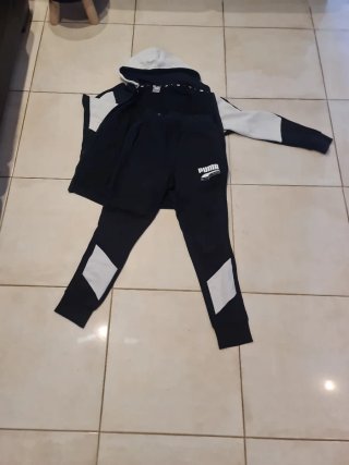Conjunto Deportivo Puma Negro y Blanco