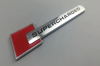 EMBLEMA ROJO SUPERCHARGED AUDI RANGE ROVER