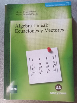 Álgebra lineal ecuaciones y vectores : álgebra ...