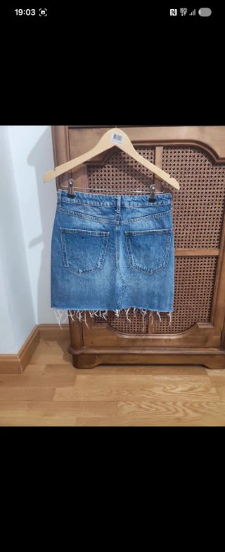 Falda vaquera Zara Talla M