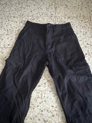 Pantalones cargo negros