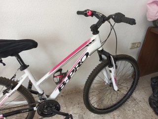 Bicicleta B- pro blanca y rosa Talla S