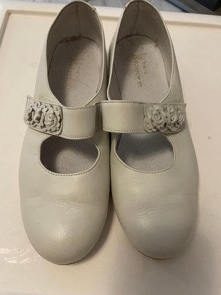 Zapatos La Muñeca Blanco Talla 38