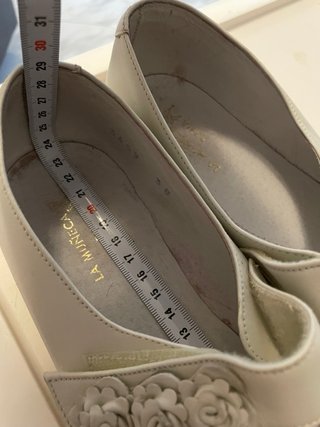 Zapatos La Muñeca Blanco Talla 38