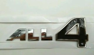 EMBLEMA LATERAL MINI ALL4 CROMADO