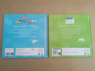 Lote de dos libros infantiles Peppa Pig