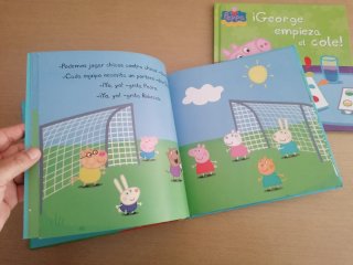 Lote de dos libros infantiles Peppa Pig
