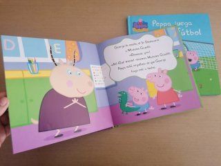 Lote de dos libros infantiles Peppa Pig
