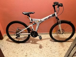 Bicicleta de adulto blanca