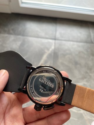 Reloj Jean Paul Gaultier Hombre Negro/Plata