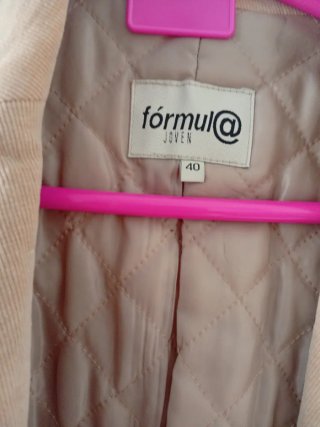 Gabardina pana Formula Joven Beige Talla M