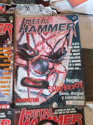 Lotto di 10 riviste Metal Hammer (senza extra)