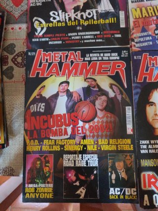 Lotto di 10 riviste Metal Hammer (senza extra)
