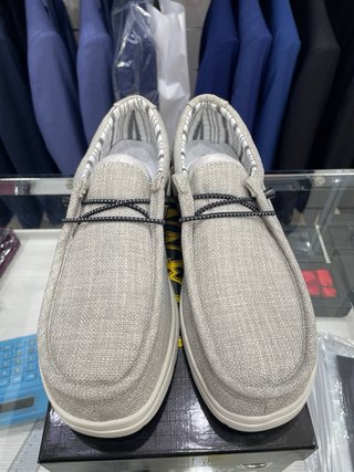 Scarpe uomo Gianni beige/grigie taglia 43