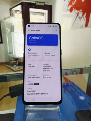 Oppo Find X3 Lite 5G 128GB Negro