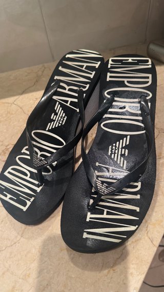 Chanclas Plataforma Emporio Armani Originales