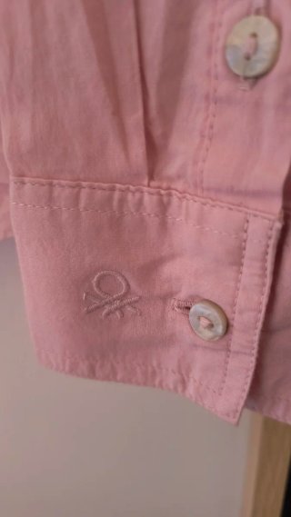 Camisa rosa United Colors of Benetton