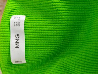 Vestido midi verde Mango Talla XS