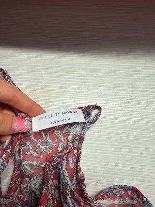 Top Hombros Descubiertos Estampado