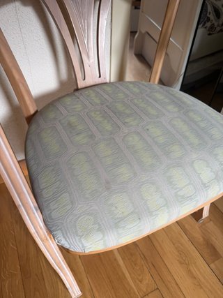 Silla provenzal madera y tela