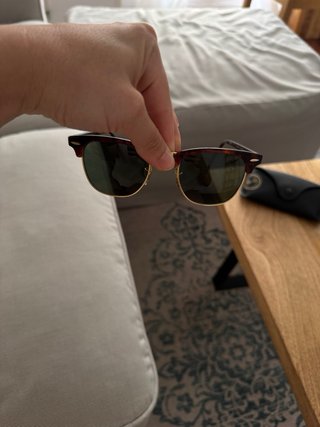 Gafas Ray-Ban Clubmaster Marrones y Doradas