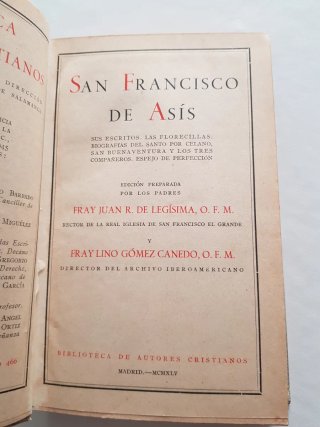 Escritos completos de San Francisco de Asís y biog