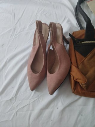 Bolso y zapatos tacón talla 38