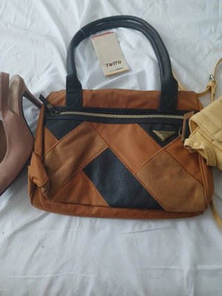 Bolso y zapatos tacón talla 38