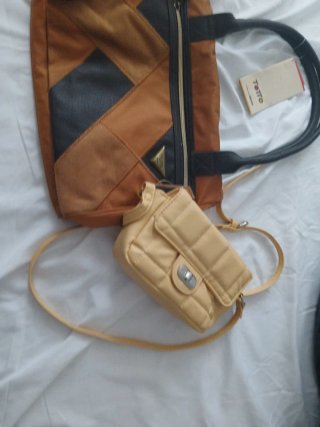Bolso y zapatos tacón talla 38
