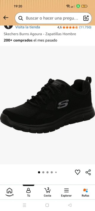 Skechers Burns Agoura Scarpe da Uomo Nere