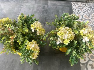 Pack 2 Plantas Artificiales Decorativas