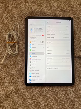Bateria 100% iPad Air 5 64GB Rosa