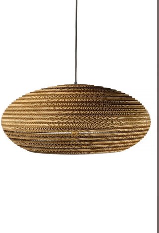 Lámpara Colgante Cartón Decoración Hogar