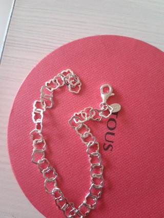 Pulsera plata carrusel