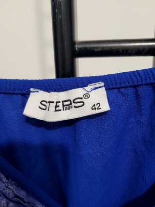 Mono azul Steps con encaje