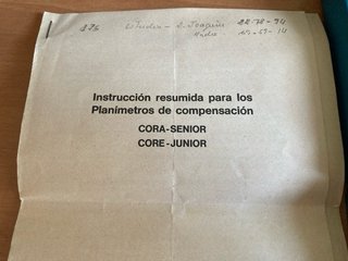 Planímetro Antiguo G. Coradi Zürich CORA-SENIOR