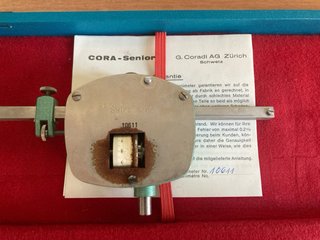 Planímetro Antiguo G. Coradi Zürich CORA-SENIOR