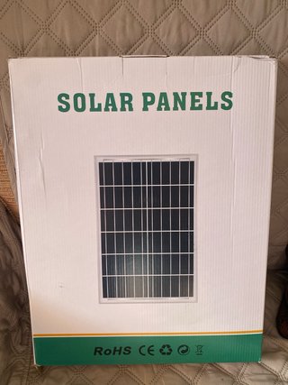 Foco reflector LED Solar 600W Exterior 2400 Lm.