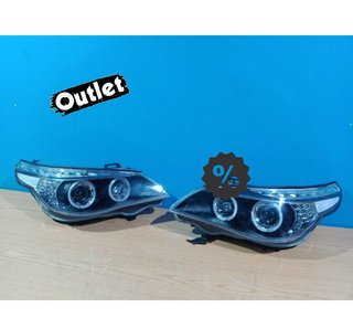 JI FAROS BMW E60 E61 03-07 LED OJOS ANGEL NEGROS R011333C5