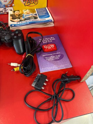 Consola PS2 Slim Negra + Astro Zoo + Eye Toy