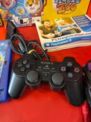 Consola PS2 Slim Negra + Astro Zoo + Eye Toy