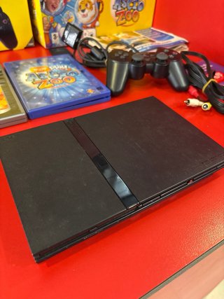 Consola PS2 Slim Negra + Astro Zoo + Eye Toy