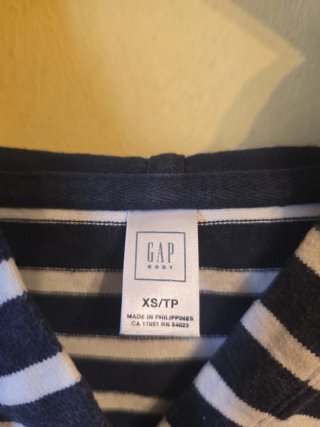 Sudadera GAP Mujer Rayas Azul y Blanco