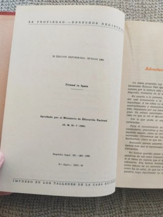 Don Quijote de la Mancha. Edición escolar 1965